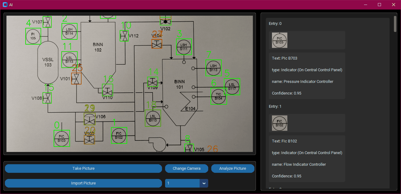 Python (PFD & P&ID) Analysis Using AI and ML Agents screenshot 2
