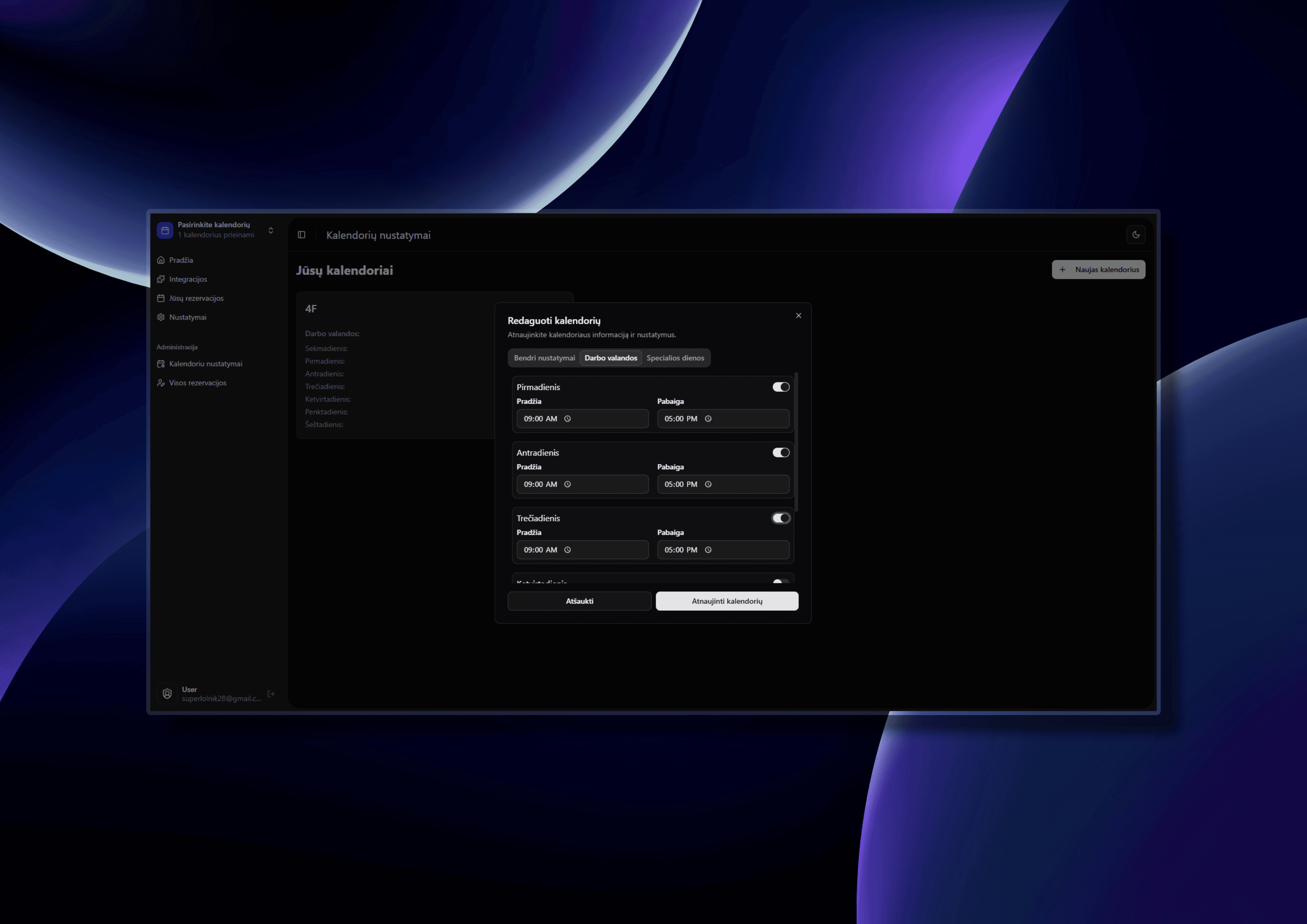 Calendar Management & Booking System