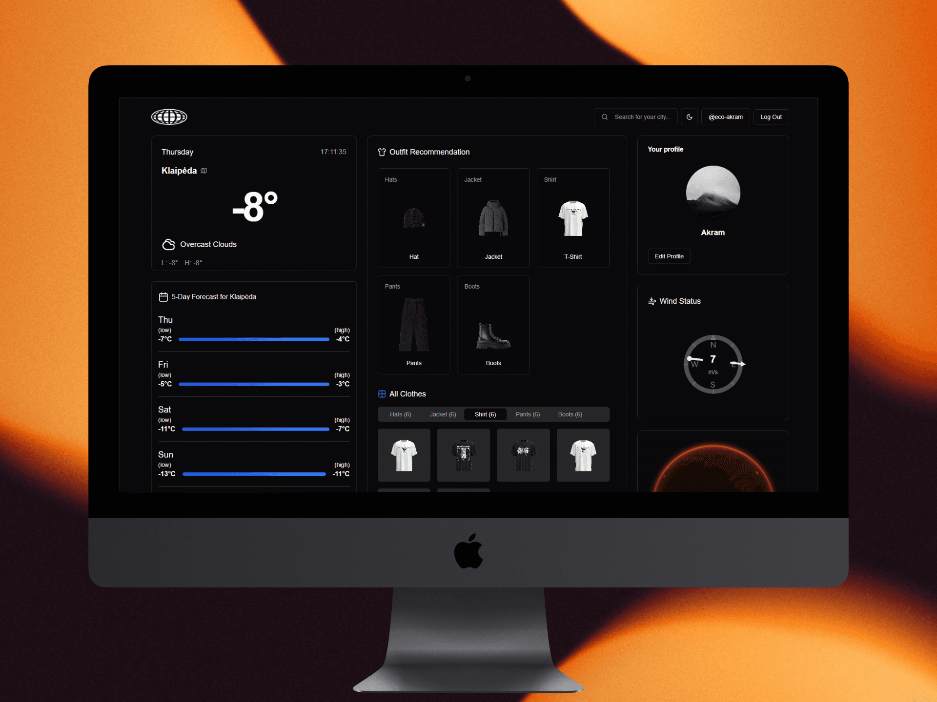 Meteo Wear - Outfit Recommendation App