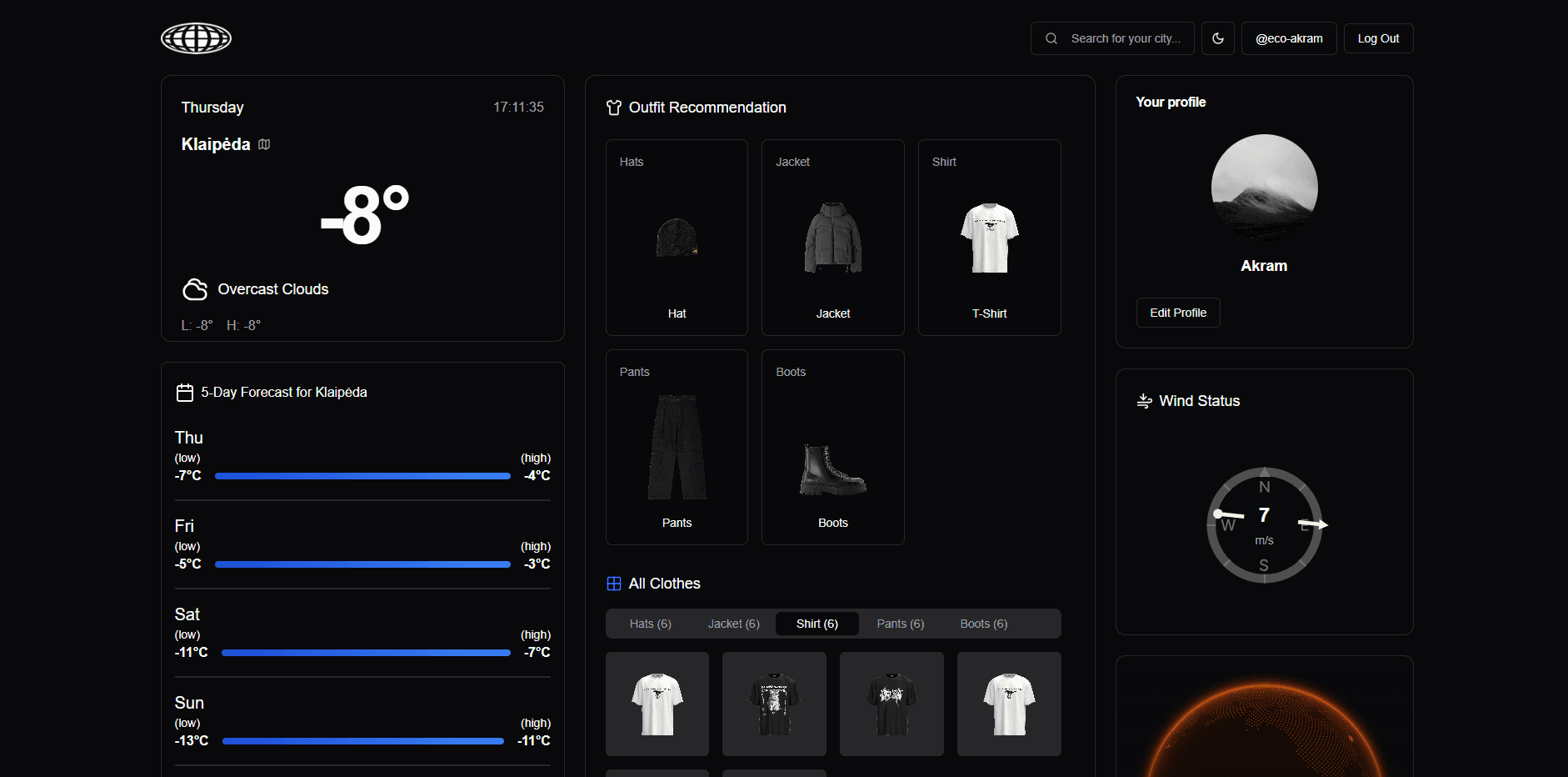 Meteo Wear - Outfit Recommendation App screenshot 2