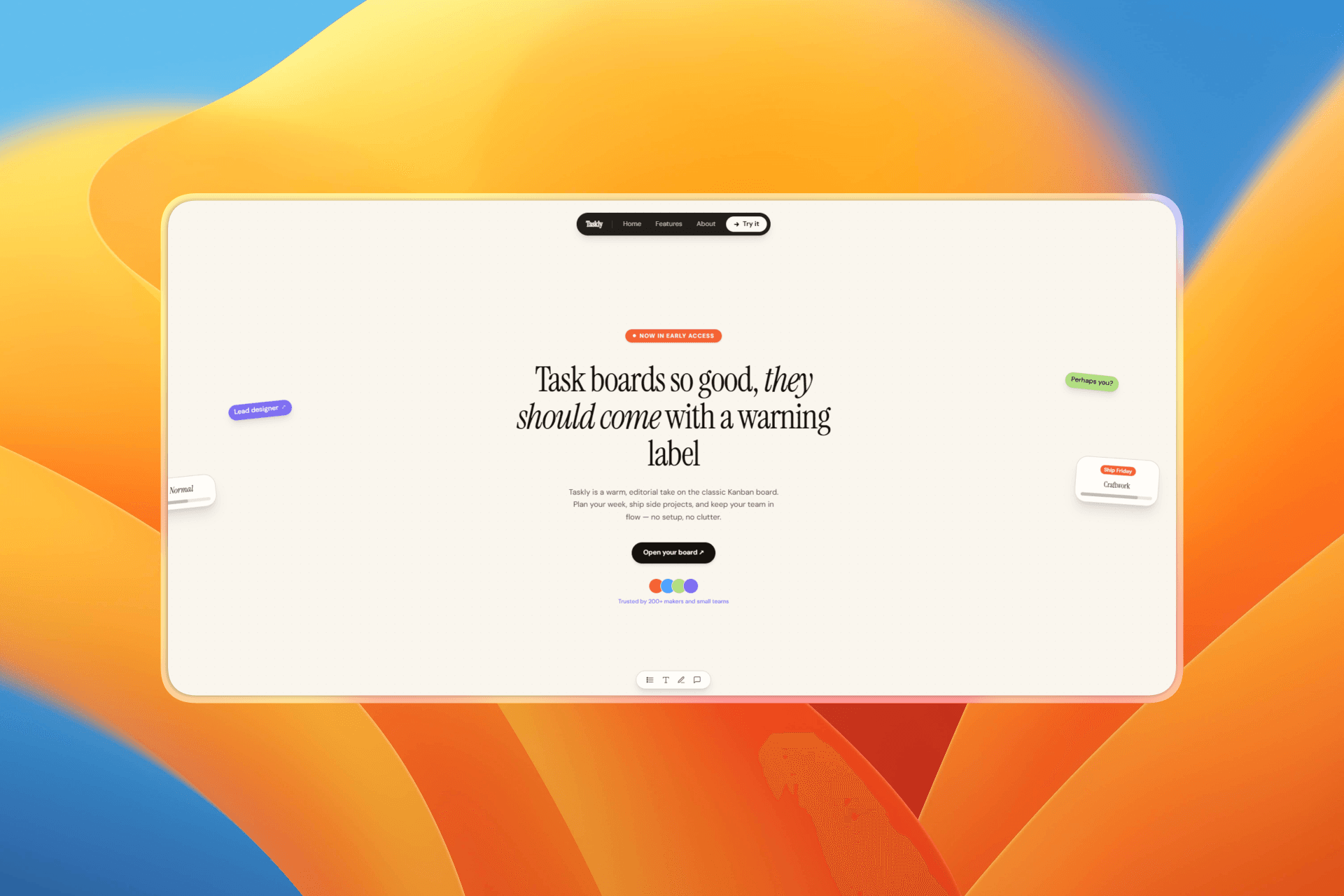 Taskly - Task Management REST API & Kanban Board