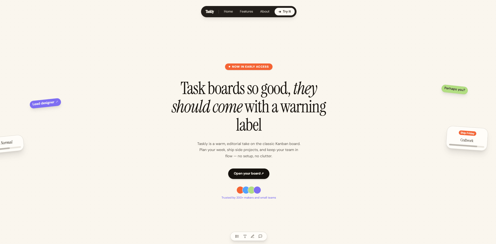 Taskly - Task Management REST API & Kanban Board screenshot 1